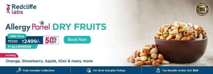 Dry Fruits Allergy Panel Test in Delhi