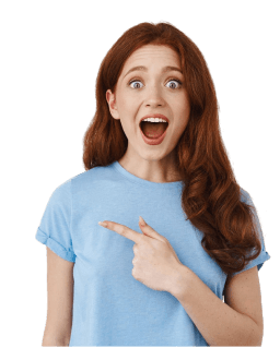 Excited Woman Pointing_mob