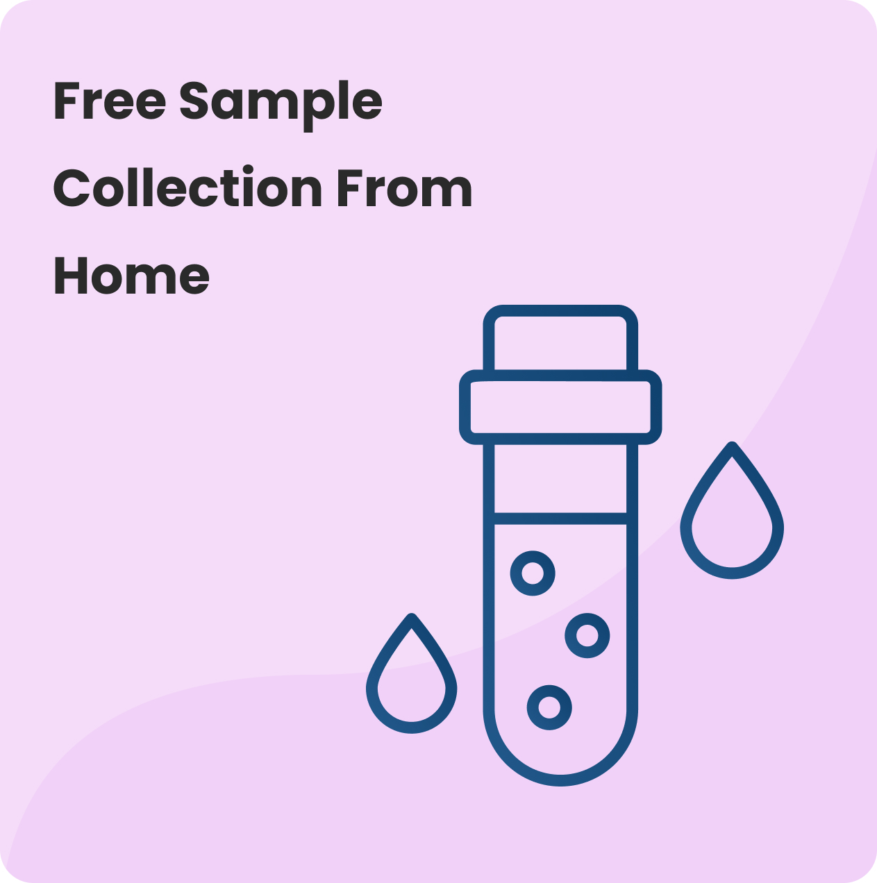 Free Sample Collection From Home