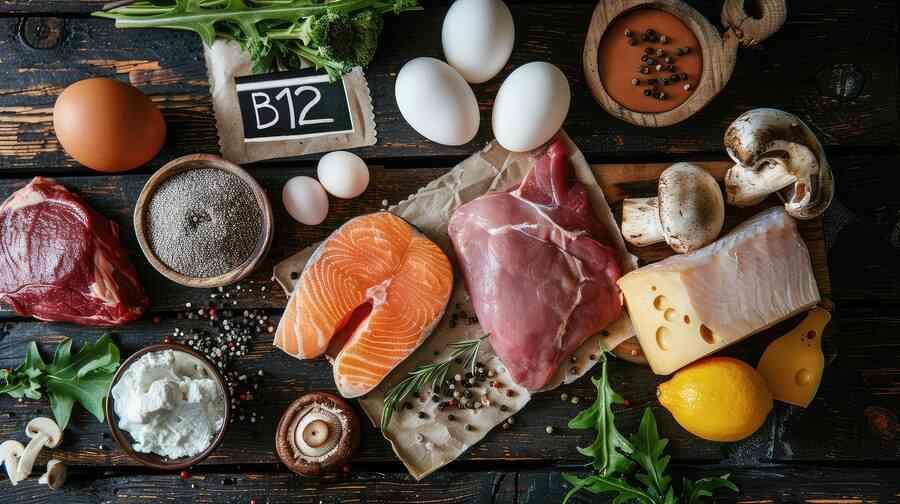 Vitamin B12 Foods in Hindi