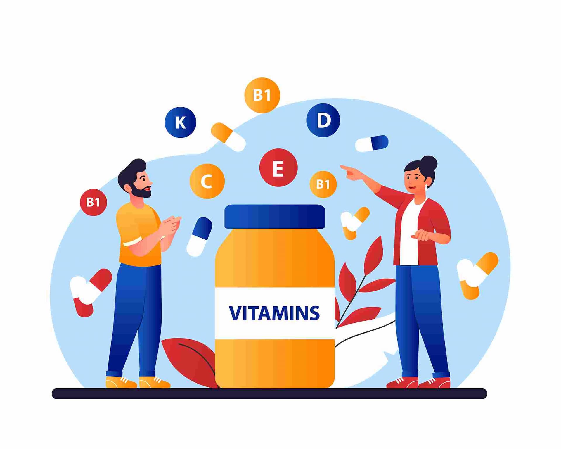 Role of Vitamins in the Body Functions