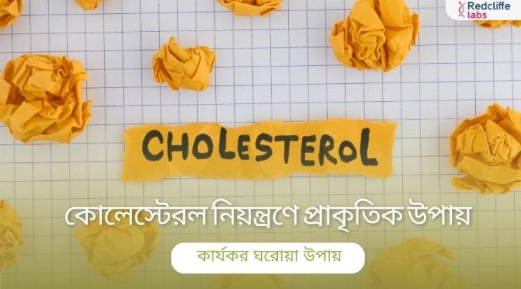 কোলেস্টেরল নিয়ন্ত্রণে প্রাকৃতিক উপায়: কার্যকর ঘরোয়া উপায়