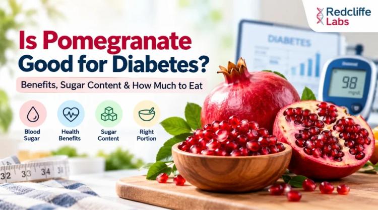 Is Pomegranate Good for Diabetes? Benefits, Sugar Content & How Much to Eat