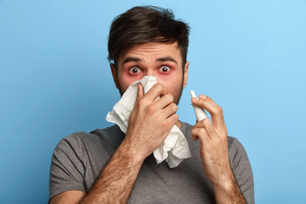 Sick Man Suffering Fromallergy sick-man-suffering-fromallergy