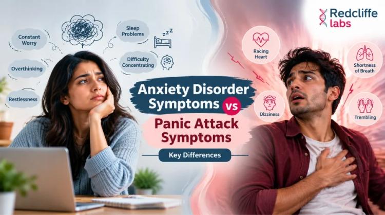 Anxiety Disorder Symptoms vs Panic Attack Symptoms: Key Differences