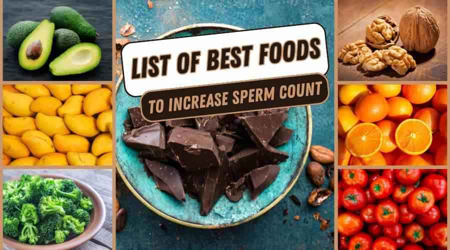 List of Best Foods to Increase Sperm Count: Check the List